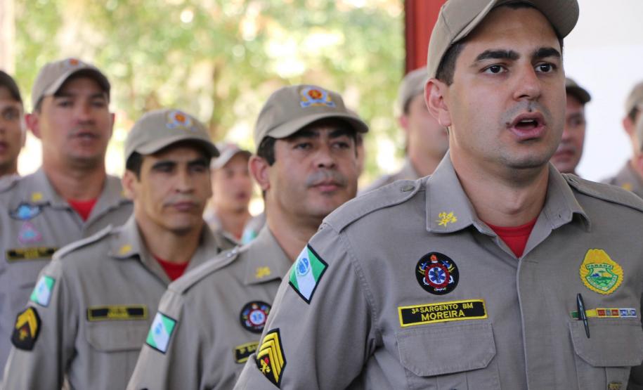 Paranavaí, 05 de dezembro de 2018. Elevação de unidade do corpo de bombeiros de Paranavaí