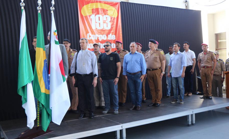 Paranavaí, 05 de dezembro de 2018. Elevação de unidade do corpo de bombeiros de Paranavaí