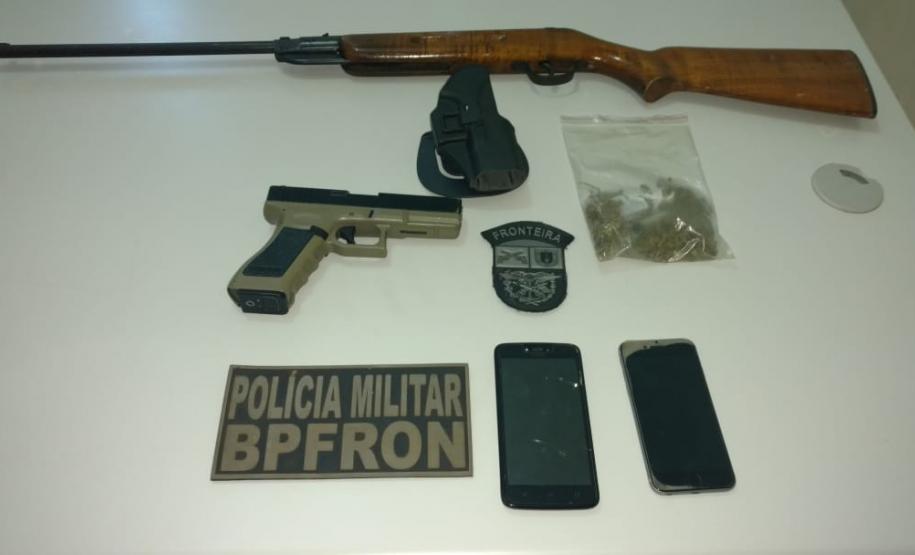 BPFron apreende mais de 25 quilos de maconha na Fronteira de Paraná com o Paraguai