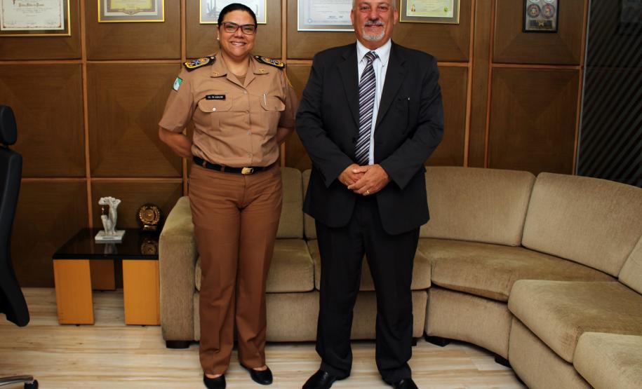 Curitiba, 06 de dezembro de 2018, Visita do Secretário de Justiça à Comandante Geral