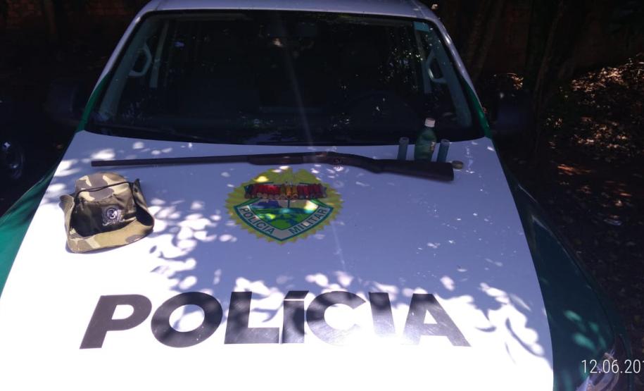 Arma de fogo é apreendida pelos policiais ambientais em Rio Bonito do Iguaçu (PR)