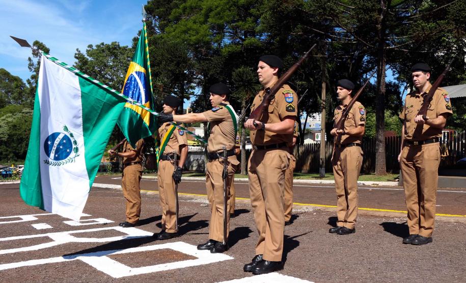 Cascavel, 12 de dezembro de 2018. Solenidade de Passagem de Comando do 5º CRPM