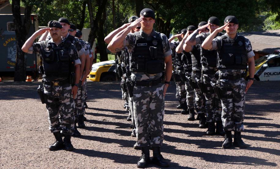 Cascavel, 12 de dezembro de 2018. Solenidade de Passagem de Comando do 5º CRPM