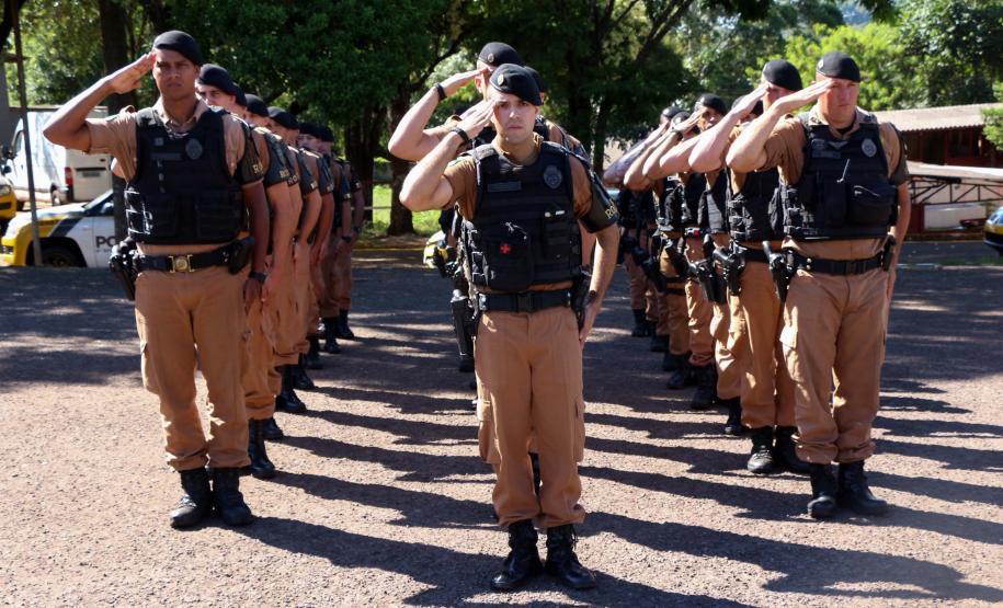 Cascavel, 12 de dezembro de 2018. Solenidade de Passagem de Comando do 5º CRPM