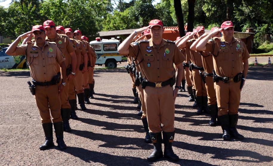 Cascavel, 12 de dezembro de 2018. Solenidade de Passagem de Comando do 5º CRPM