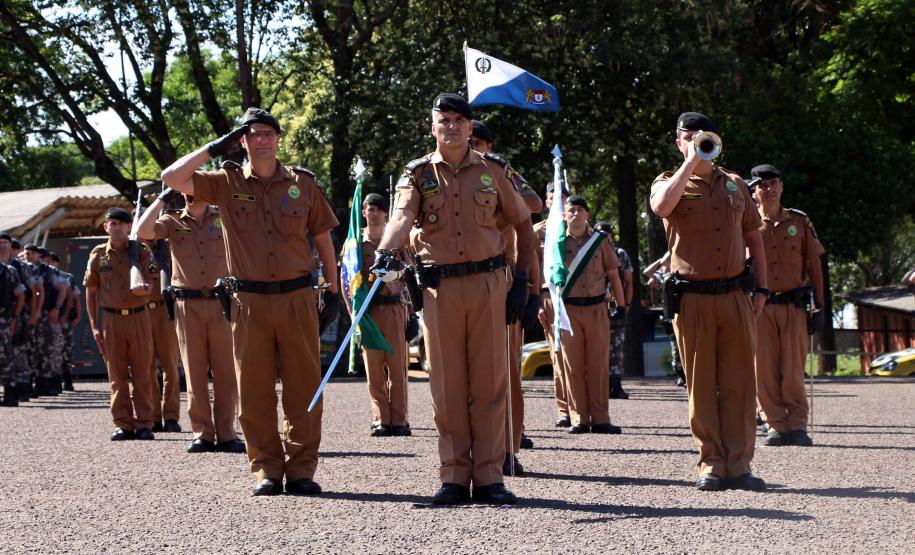 Cascavel, 12 de dezembro de 2018. Solenidade de Passagem de Comando do 5º CRPM