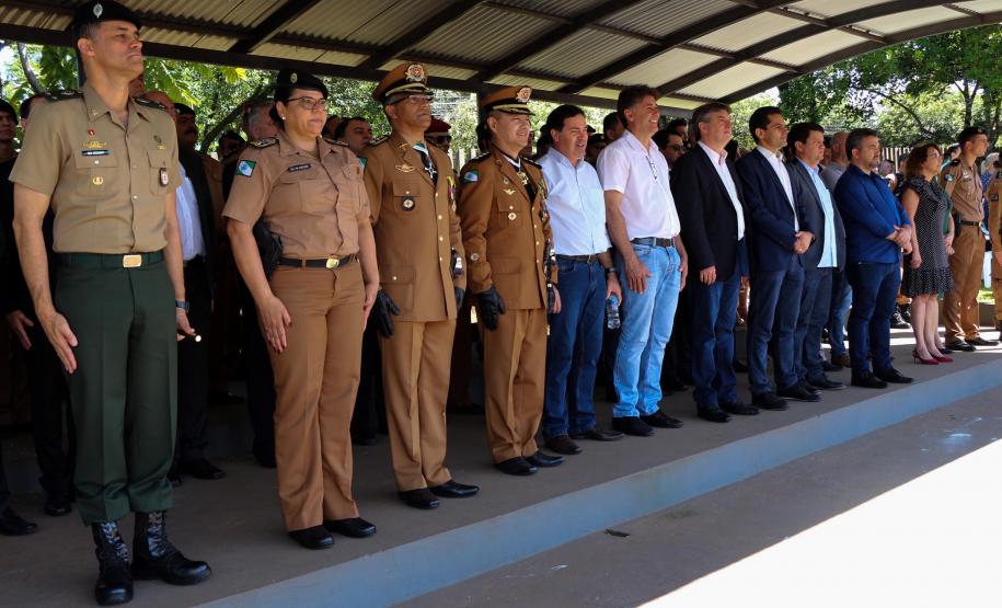 Cascavel, 12 de dezembro de 2018. Solenidade de Passagem de Comando do 5º CRPM