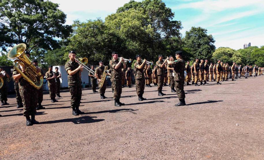 Cascavel, 12 de dezembro de 2018. Solenidade de Passagem de Comando do 5º CRPM