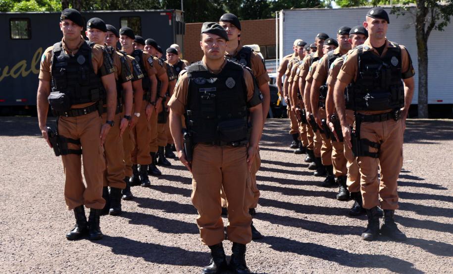 Cascavel, 12 de dezembro de 2018. Solenidade de Passagem de Comando do 5º CRPM