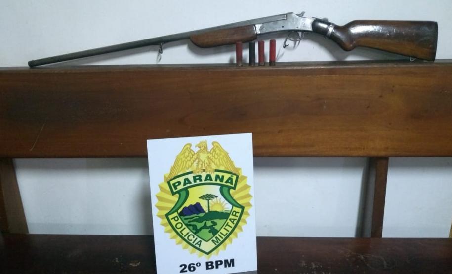 Arma de fogo é apreendida por policiais militares em Telêmaco Borba (PR), NOS Campos Gerais