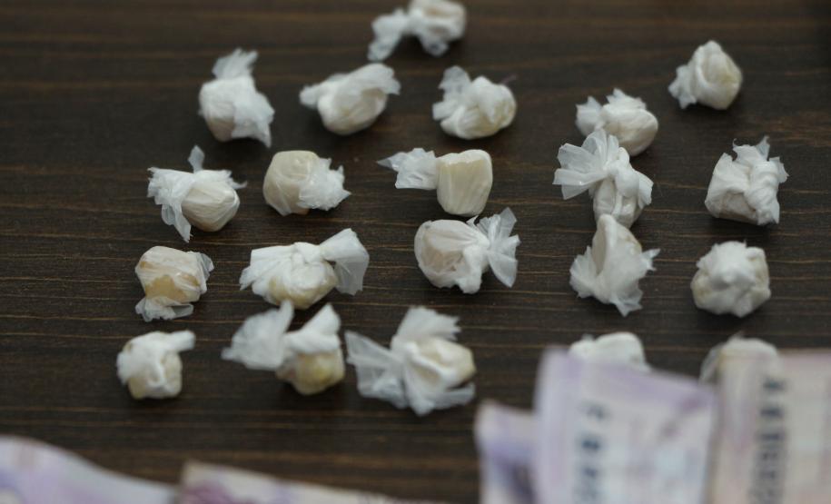 Matinhos, 22 de dezembro de 2018. Flagrante de Drogas