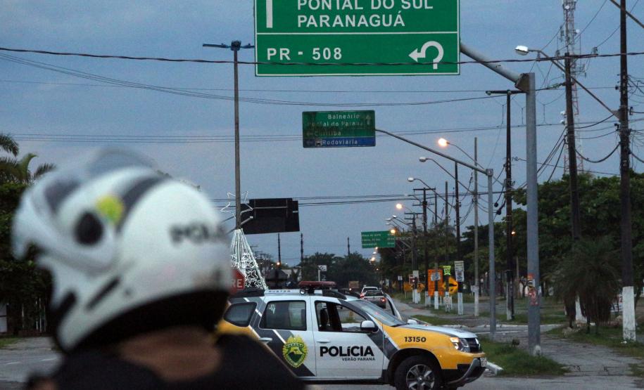 Matinhos, 23 de dezembro de 2018. Flagrante de Furto de Caminhão