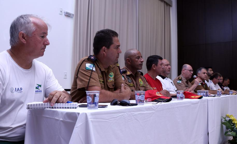 Matinhos, 28 de dezembro de 2018. Operação Verão Paraná 2018/2019 - Coletiva - Mesa 2