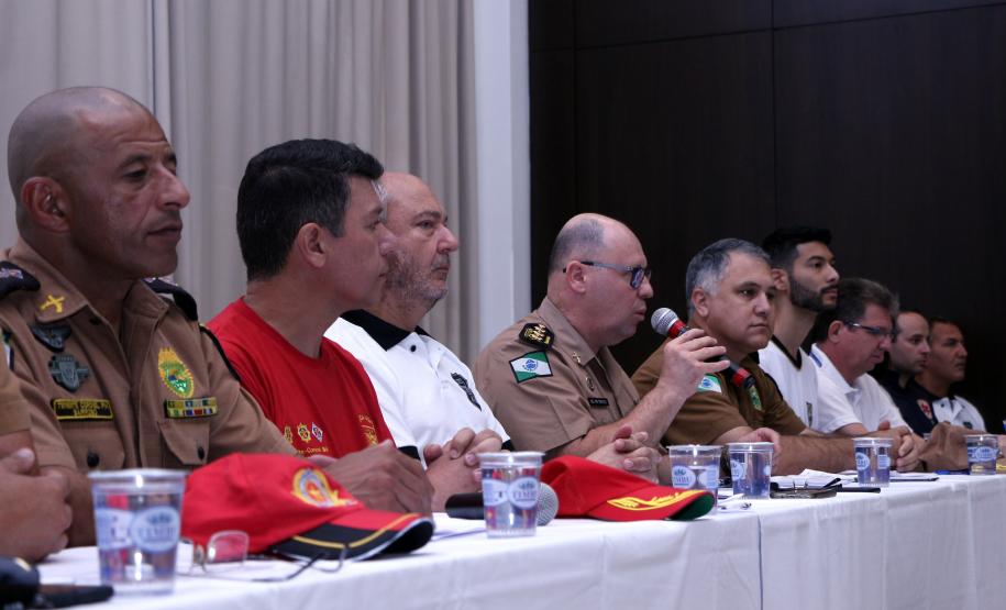 Matinhos, 28 de dezembro de 2018. Operação Verão Paraná 2018/2019 - Coletiva - Mesa