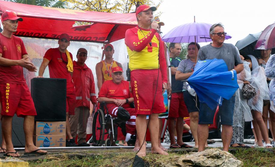 Guaratuba, 05 de janeiro de 2019. Operação Verão Paraná 2018/2019 - 19ª Travessia dos Guarda-Vidas Veteranos