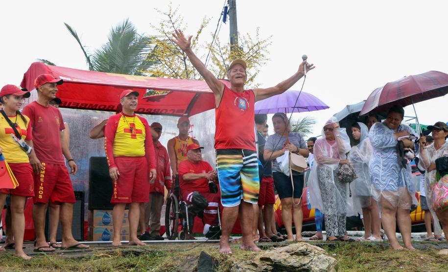 Guaratuba, 05 de janeiro de 2019. Operação Verão Paraná 2018/2019 - 19ª Travessia dos Guarda-Vidas Veteranos