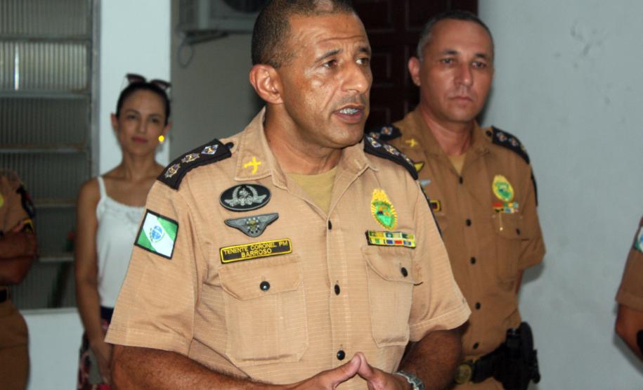 Matinhos, 07 de janeiro de 2019. Operação Verão Paraná 2018/2019 - Entrega de divisas 9 BPM