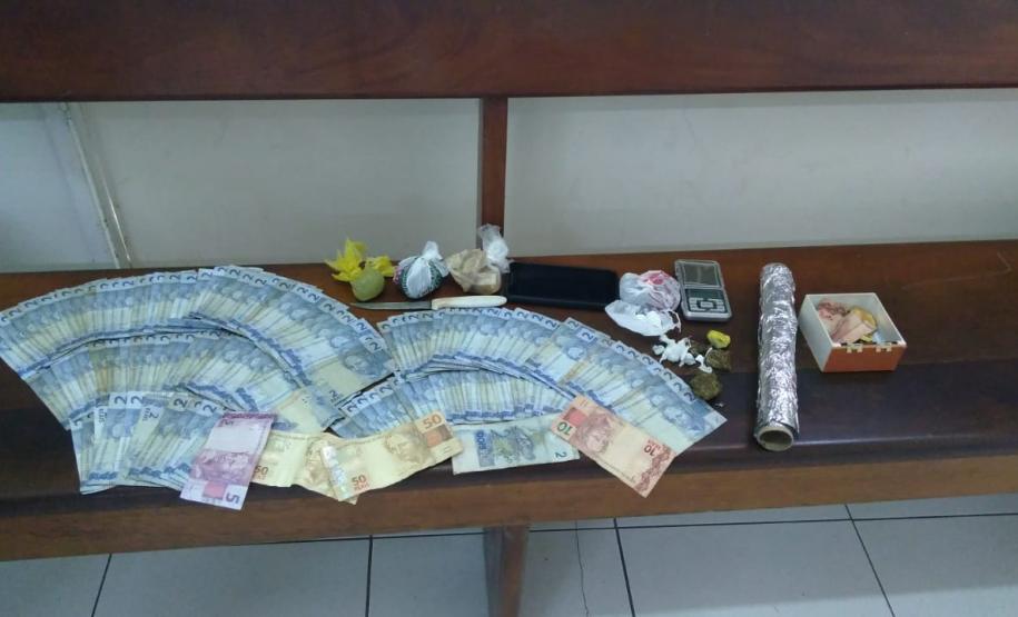 Arma e drogas são apreendidas pela PM em Telêmaco Borba (PR); um homem foi preso