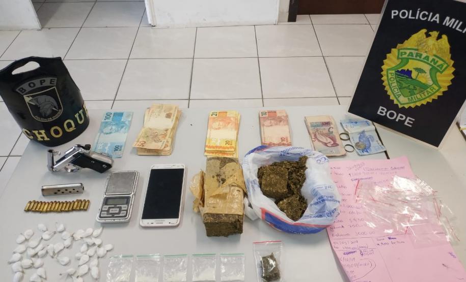 Suspeito de tráfico de drogas é preso pelo BOPE em Curitiba, na Capital do estado