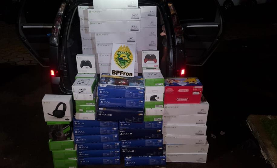 Mercadorias contrabandeadas são apreendidas pelo BPFron no Oeste do estado