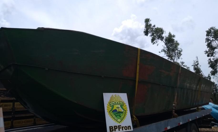 BPFron apreende caixas de cigarros contrabandeados na fronteira do estado