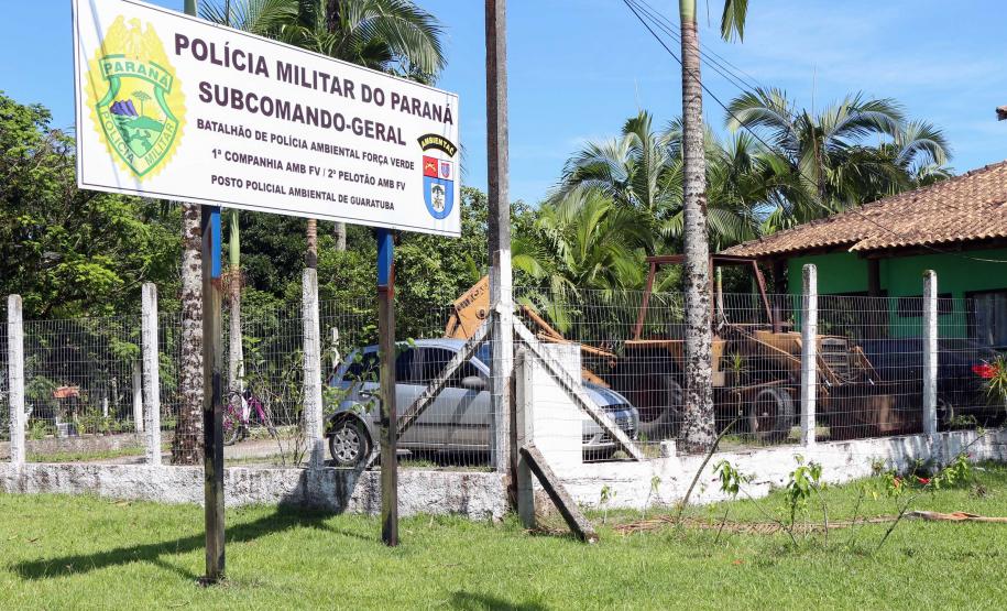 Guaratuba, 11 de janeiro de 2019. Flagrante de Transporte Irregular de Palmito
