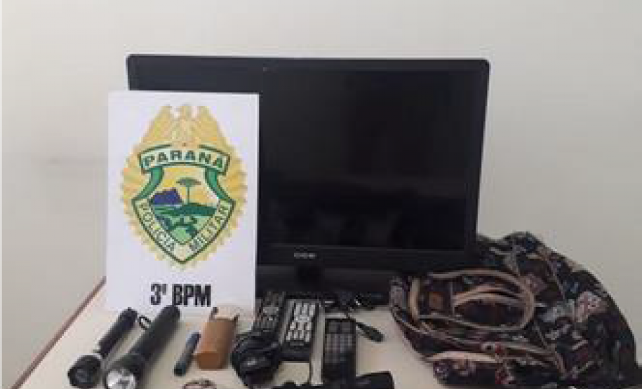 Em situações distintas, PM recupera objetos furtados e cumpre Mandado de Prisão no Sudoeste do estado