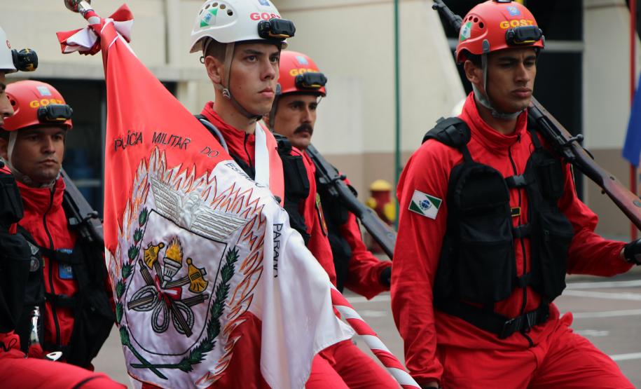 Curitiba, 21 de janeiro de 2019 - Passagem de comando corpo de bombeiros paraná