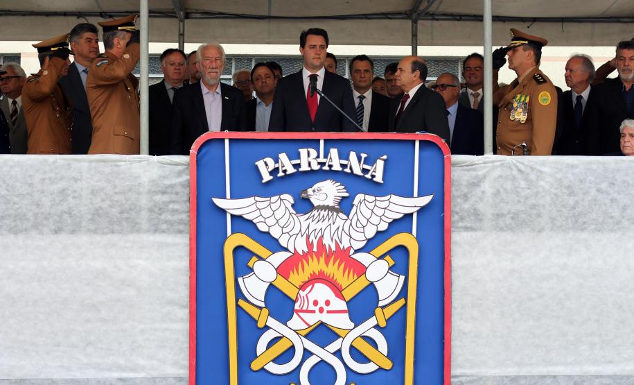 Curitiba, 21 de janeiro de 2019 - Passagem de comando corpo de bombeiros paraná