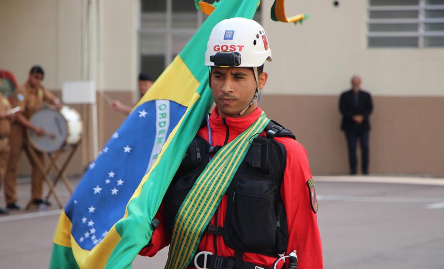 Curitiba, 21 de janeiro de 2019 - Passagem de comando corpo de bombeiros paraná