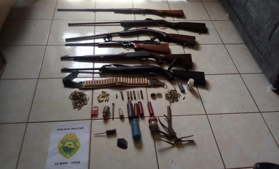 Em menos de 24 horas, PM retira 11 armas de circulação na região de Guarapuava (PR)