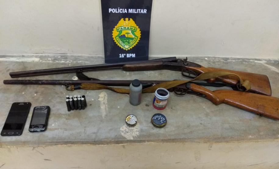 Em menos de 24 horas, PM retira 11 armas de circulação na região de Guarapuava (PR)