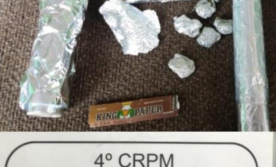 Denúncia de tráfico de drogas leva equipe da PM a prender suspeito em Reserva (PR), nos Campos Gerais