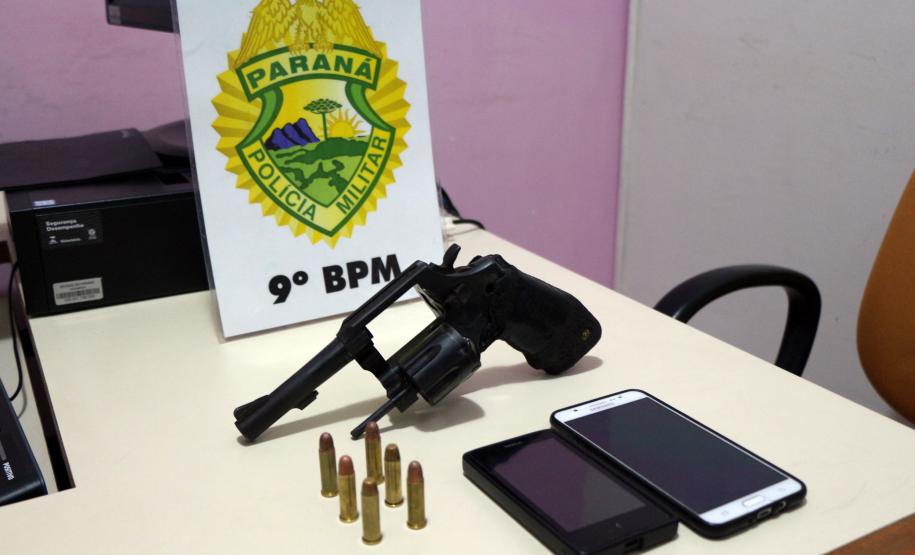 Pontal do Paraná, 23 de janeiro de 2019. Operação Verão 2018/2019 - Flagrante de Posse de Arma de Fogo
