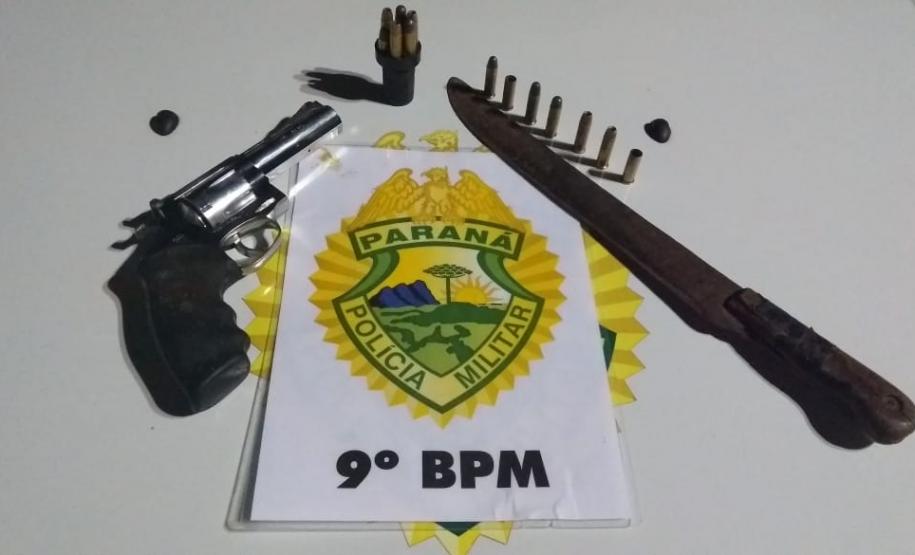 Ocorrência de violência doméstica termina com suspeito preso e arma de fogo apreendida em Pontal do Paraná Ocorrência de violência doméstica termina com suspeito preso e arma de fogo apreendida em Pontal do Paraná