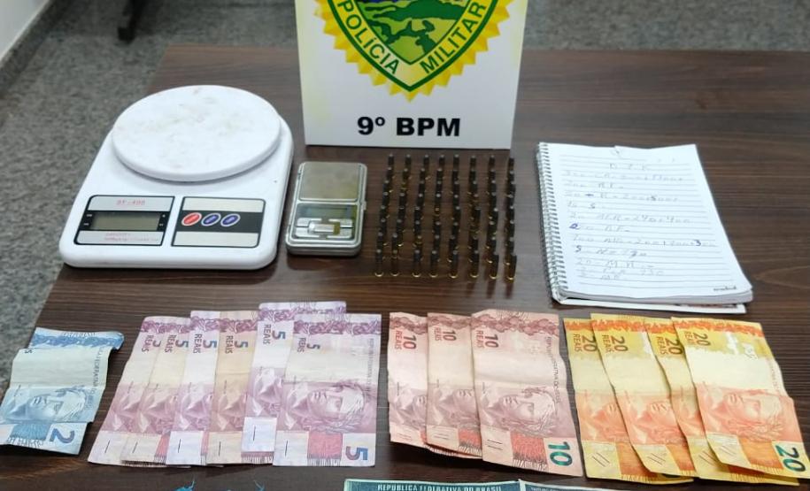 Munições e maconha são apreendidos durante ação da PM em Matinhos (PR), no Litoral do estado