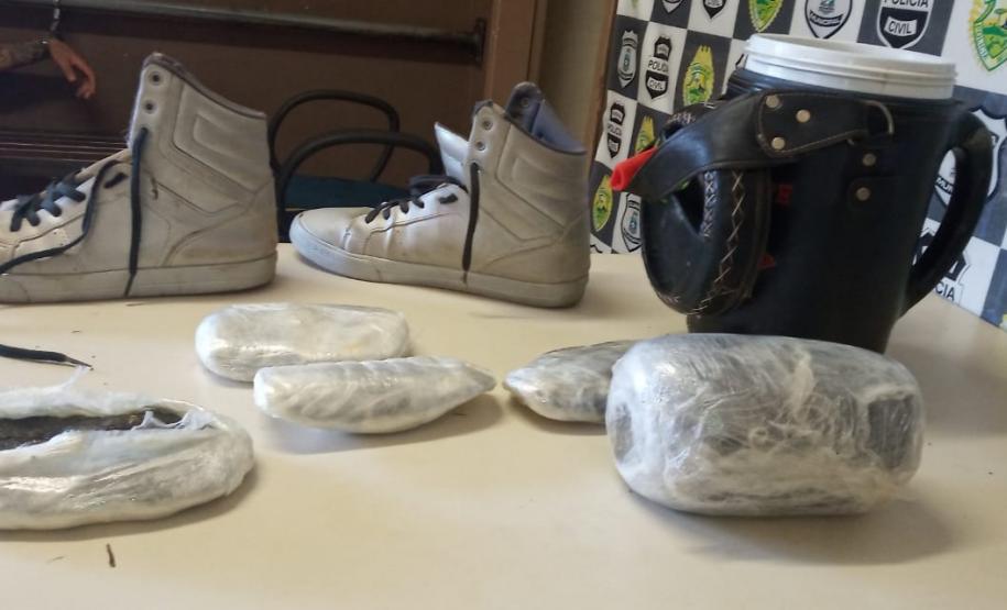 No Oeste do Paraná, atuação da Polícia Militar no último fim de semana resulta em 64 quilos de maconha apreendidos