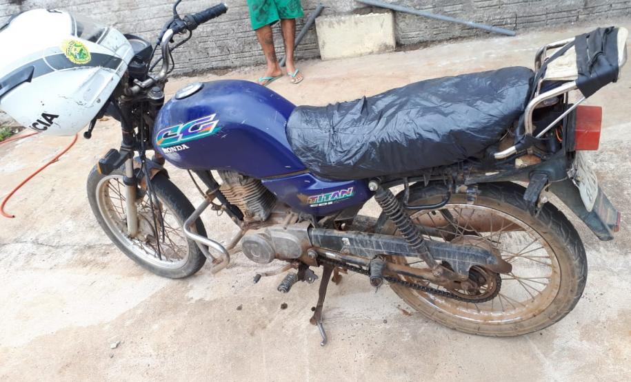 Adolescente é encaminhado e moto furtada é recuperada pela PM de Tibagi
