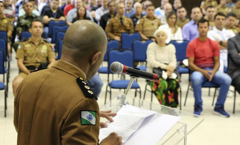 Matinhos, 05 de fevereiro de 2019. Operação Verão 2018/2019 - PAssagem de Comando