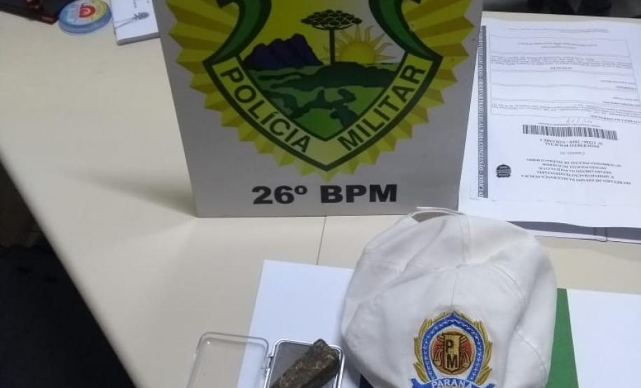 Denúncia leva policiais militares de Telêmaco Borba à local onde adolescente consumia drogas; jovem é encaminhado