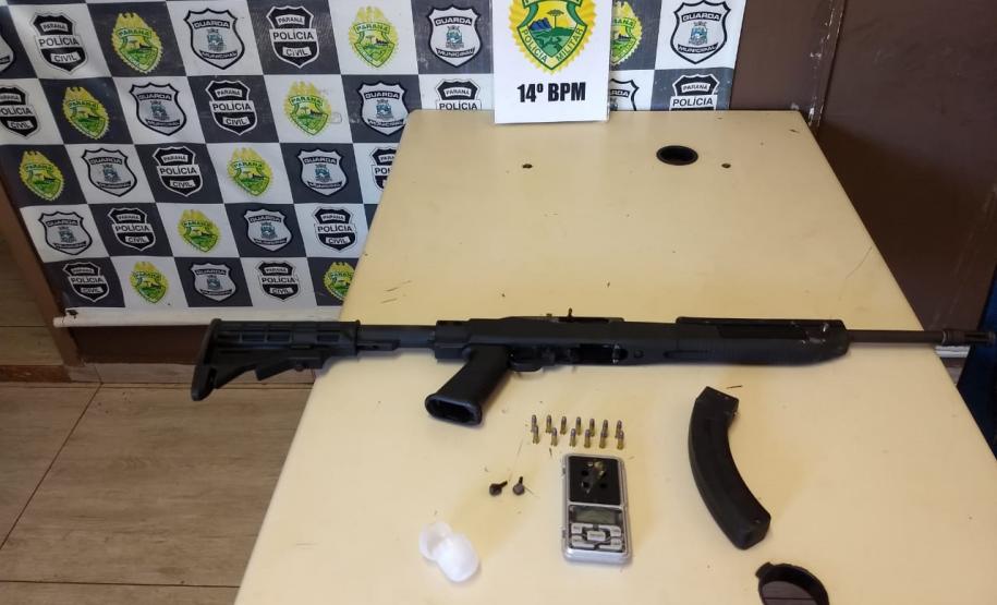 No Oeste do estado, a PM apreende nove armas de fogo e munições em ações distintas