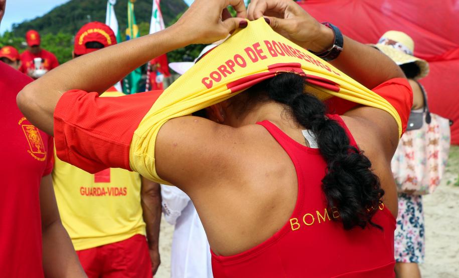 Matinhos, 07 de fevereiro de 2019. Operação Verão 2018/2019 - Formatura dos Bombeiros Guarda-Vidas