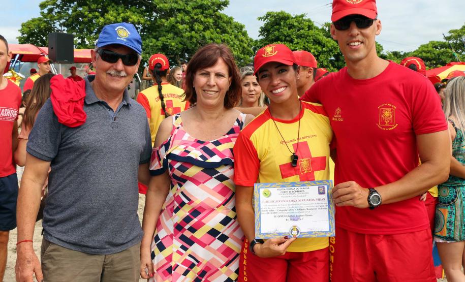 Matinhos, 07 de fevereiro de 2019. Operação Verão 2018/2019 - Formatura dos Bombeiros Guarda-Vidas