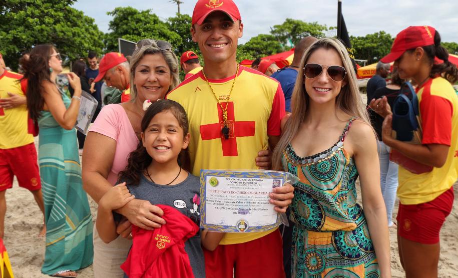 Matinhos, 07 de fevereiro de 2019. Operação Verão 2018/2019 - Formatura dos Bombeiros Guarda-Vidas