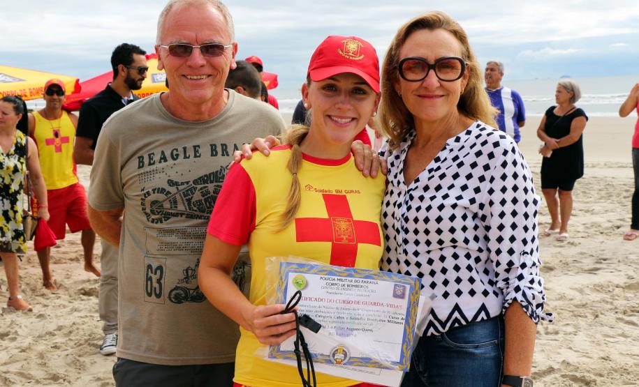Matinhos, 07 de fevereiro de 2019. Operação Verão 2018/2019 - Formatura dos Bombeiros Guarda-Vidas