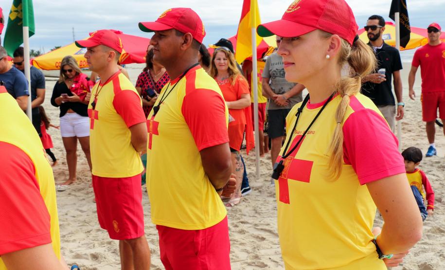 Matinhos, 07 de fevereiro de 2019. Operação Verão 2018/2019 - Formatura dos Bombeiros Guarda-Vidas