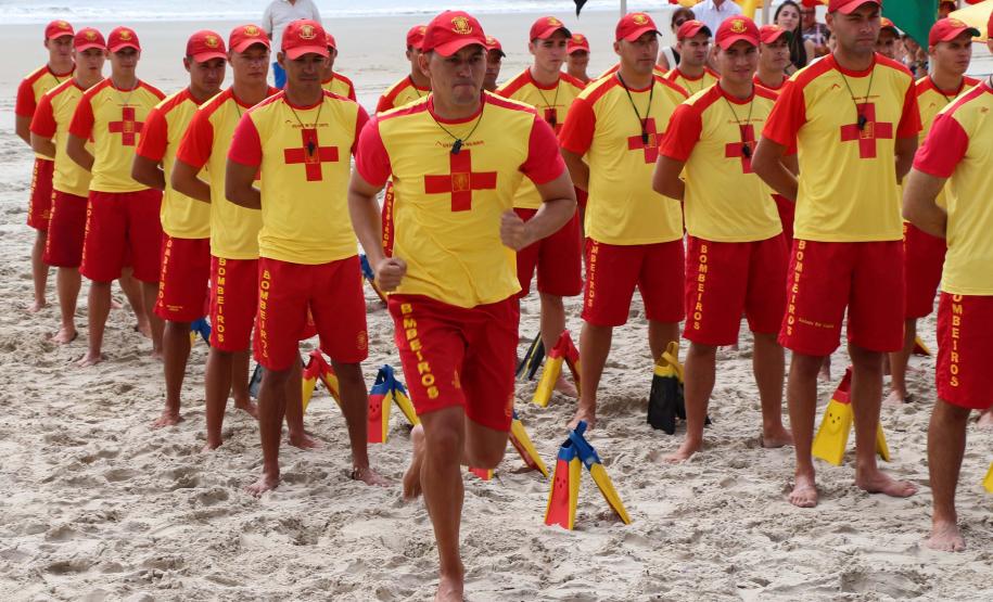 Matinhos, 07 de fevereiro de 2019. Operação Verão 2018/2019 - Formatura dos Bombeiros Guarda-Vidas