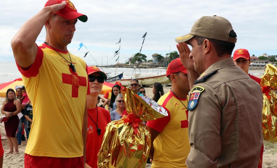 Matinhos, 07 de fevereiro de 2019. Operação Verão 2018/2019 - Formatura dos Bombeiros Guarda-Vidas
