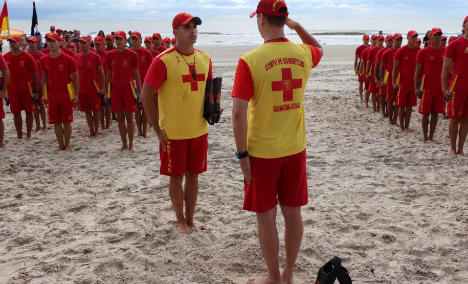 Matinhos, 07 de fevereiro de 2019. Operação Verão 2018/2019 - Formatura dos Bombeiros Guarda-Vidas