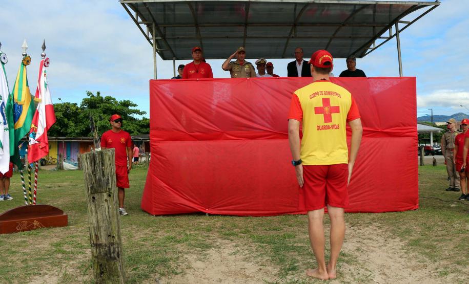 Matinhos, 07 de fevereiro de 2019. Operação Verão 2018/2019 - Formatura dos Bombeiros Guarda-Vidas